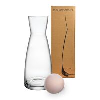 Wasserkaraffe 1L mit Zirbenkugel