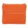 Doppel-Zip Schl&uuml;sseltasche 10,5x9cm (orange)