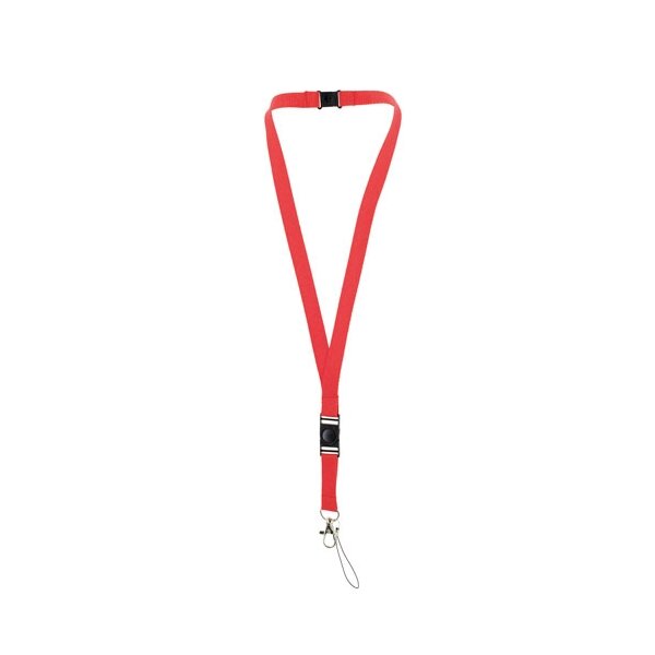 Lanyard mit Sicherheitsverschluss (rot)