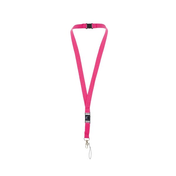 Lanyard mit Sicherheitsverschluss (fuchsia)