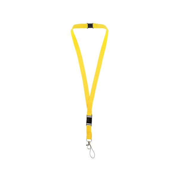 Lanyard mit Sicherheitsverschluss (gelb)