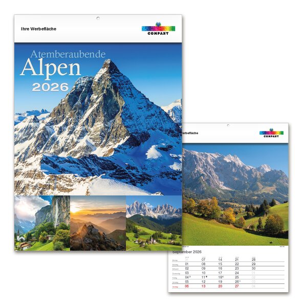 Bildkalender Alpen 2026