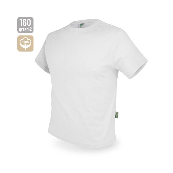 Baumwoll T-Shirt "Basic" weiß