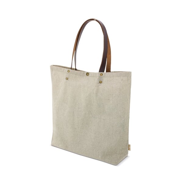 Canvas Tasche mit Ledergriffe "Mediva"