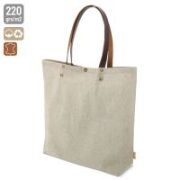 Canvas Tasche mit Ledergriffe "Mediva"