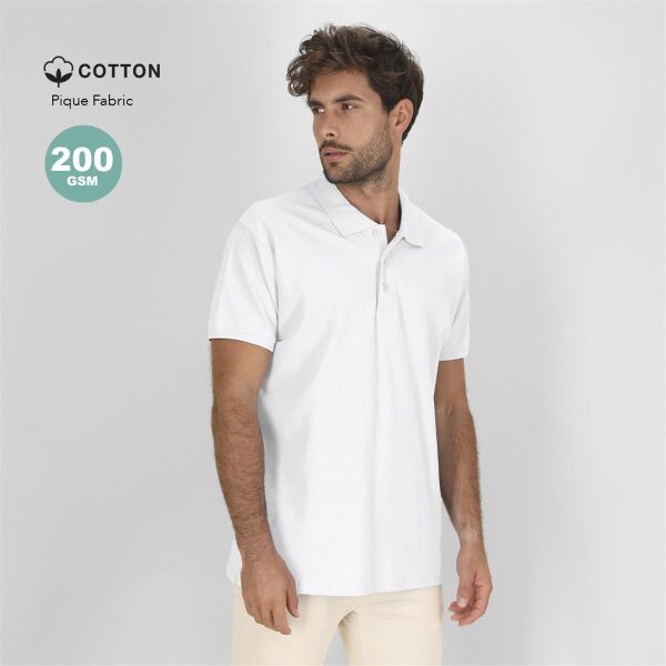 Erwachsene Weiß Polo-Shirt Chaplin