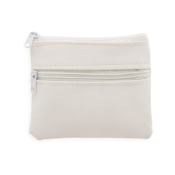 Doppel-Zip Schlüsseltasche 10,5x9cm