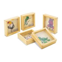 Holz-Labyrinth f&uuml;r Kinder (5er Set)