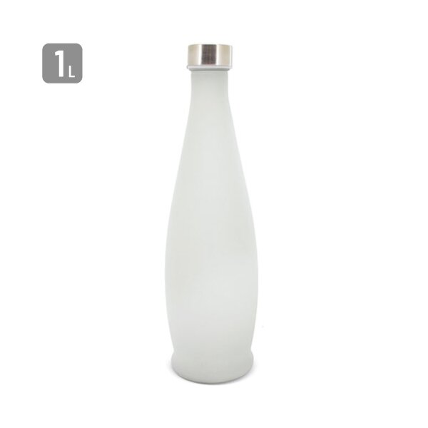 Wasser-Flasche 1l "Satin"