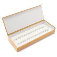 Bambus Schreibger&auml;te 2er Geschenkbox