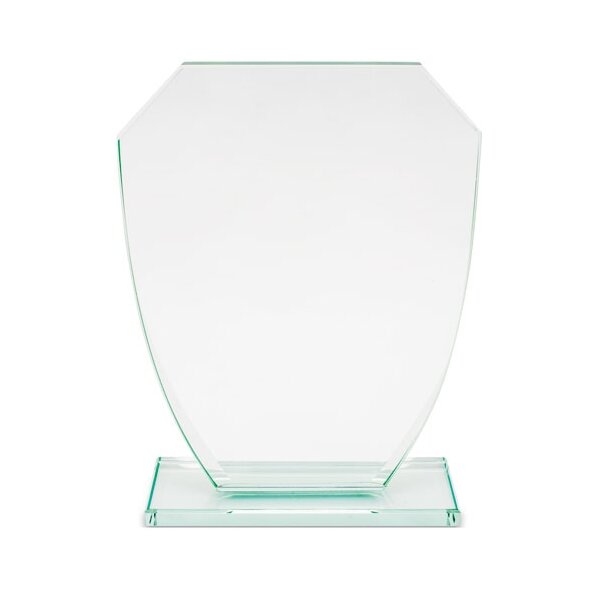Glastrophäe "Pokal" klein 15x21cm