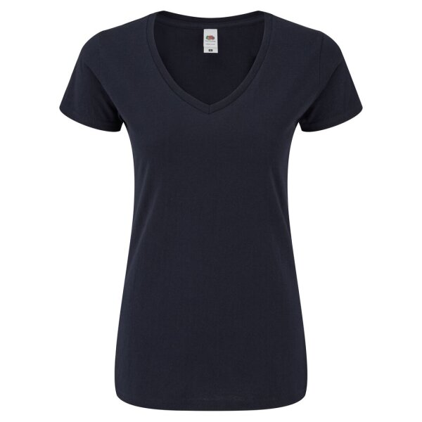 Frauen Farbe T-Shirt Iconic V-Neck