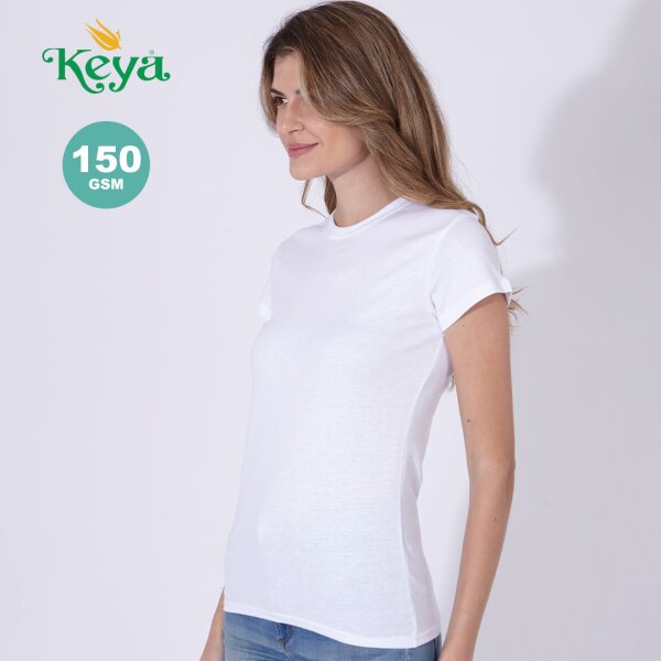 Frauen Weiß T-Shirt ""keya"" WCS150