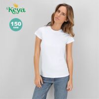 Frauen Weiß T-Shirt "keya" WCS150