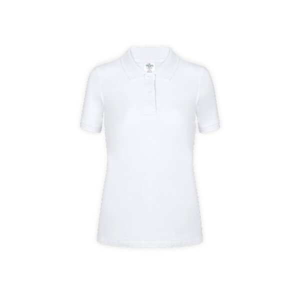 Frauen Weiß Polo-Shirt "keya" WPS180