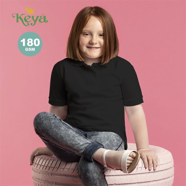 Kinder Farbe Polo-Shirt ""keya"" YPS180