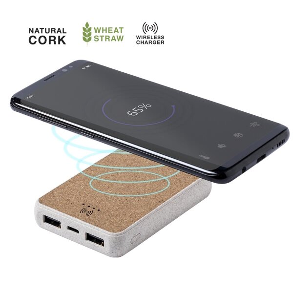 Mini PowerBank Charger "Natural Cork" 5000mA