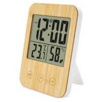 Thermometer &amp; Hygrometer aus Bambus "Birmania"