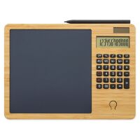 Bambus-Rechner mit Schreibtafel "Glasgow"