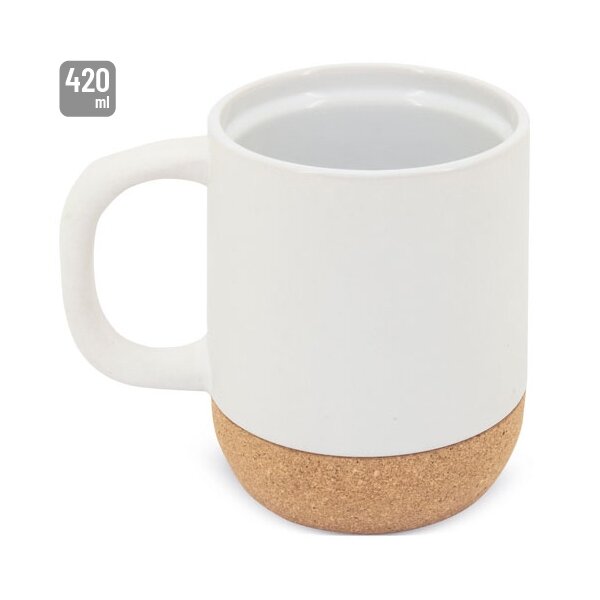 Keramik-Tasse "Kork" 420ml