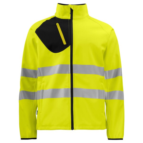 ProJob | 6432 Softshell Jacke En Iso 20471 Klasse 3/2