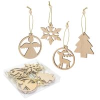 Christbaumschmuck-Set aus Holz "Noelly" (12er...