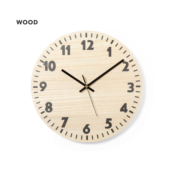 Wanduhr Holz 32cm