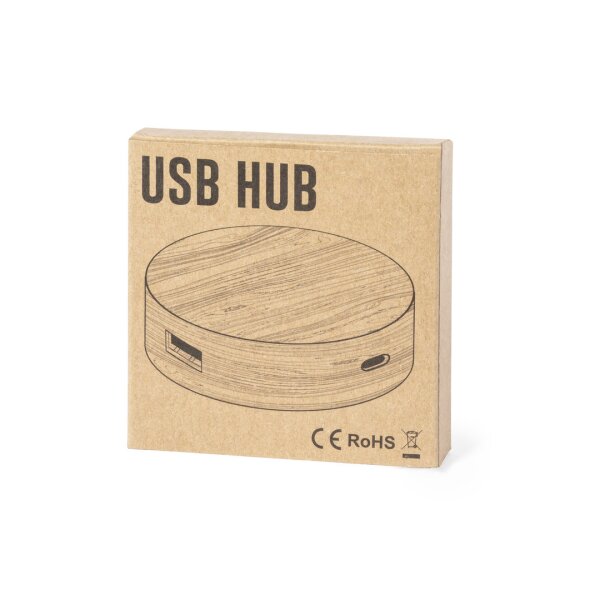 USB Hub "Natureline" rund