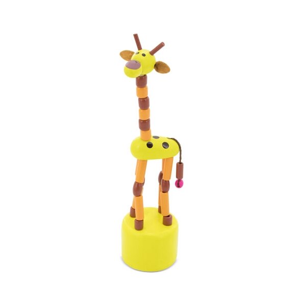 Wackeltier aus Holz "Giraffe"