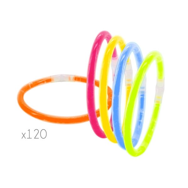 Knicklichter "Neon Power" (120er Pack)