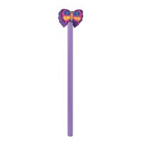 Bleistift mit Radiergummi "Schmetterling"